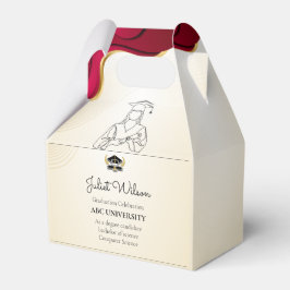 Snyggt för fet universitetsexamen presentaskar