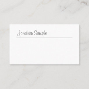 Snyggt för handskriven textdesign, minimalistisk, visitkort