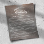 Snyggt för mikrobladdrande eftervård flygblad<br><div class="desc">Snyggt för mikroblandning av eftervård Brushed Copper Flyers.</div>