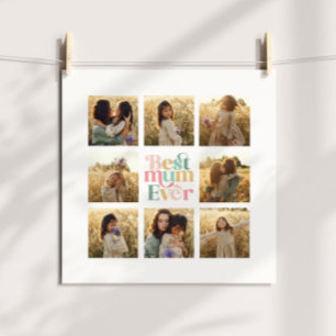 snyggt för multifoto-elegant Underbarare Morsa Poster