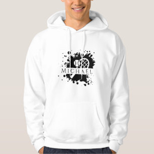 Snyggt för Personlig i Tennis Racket Boll Bläck St Hoodie