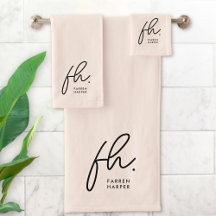 Snyggt för Rosa-Chic för Monogram-Elegant