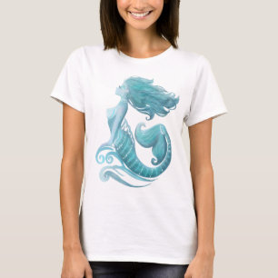 snyggt för Sjöjungfru av silhuettegenskaper T Shirt