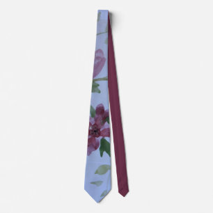 Snyggt för vattenfärgsBlommigt Slips