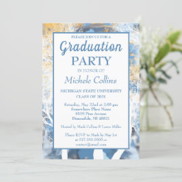 Snyggt Forest Sunset Party-inbjudan Inbjudningar