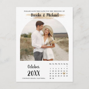 Snyggt Fotokalender Spara datumkortet Vykort