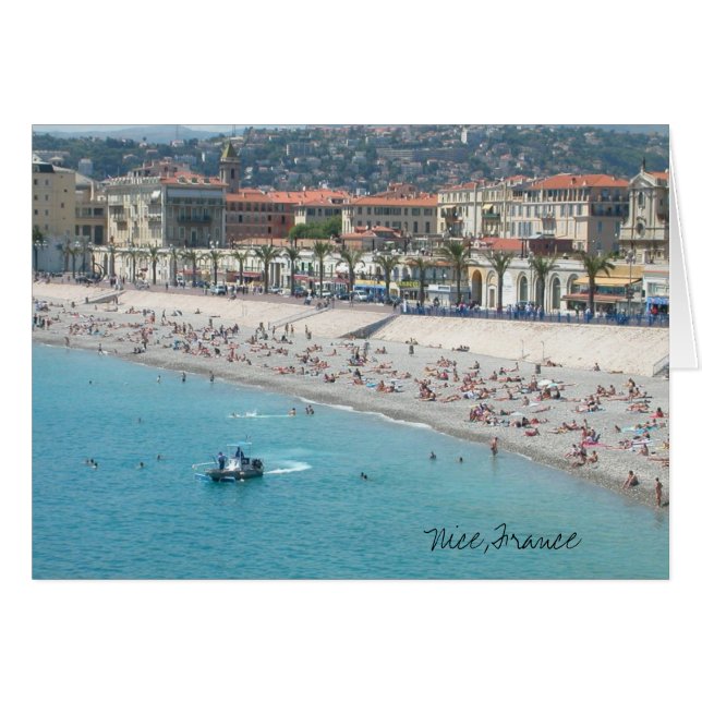 Snyggt, Frankrike-kort Hälsningskort (Framsidan Horizontal)