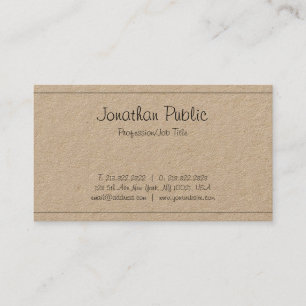 Snyggt Freehand Script Sleek Trendig Plain Luxury Visitkort