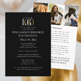 Snyggt Gala Anpassningsbar Event Logotyp Photo Bla Inbjudningar