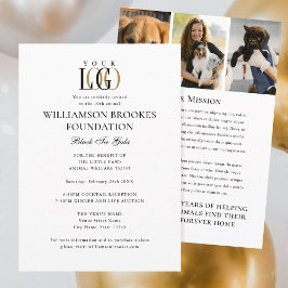 Snyggt Gala Anpassningsbar Event Logotyp Photo Whi Inbjudningar