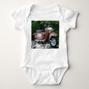 Snyggt Gamoter Baby Jersey Bodydräkt, vit Tee Shirt