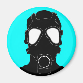 snyggt gasmasker magnet