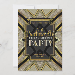 Snyggt Gatsby Girls Bachelorette Möhippa Inbjudningar