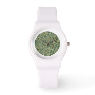 Snyggt Geology Grönt Sten Struktur Armbandsur
