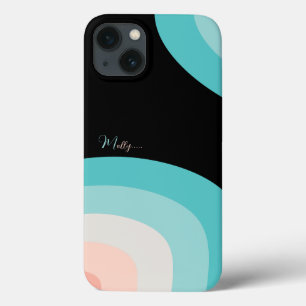 Snyggt Geometric Line Rainbow Namn
