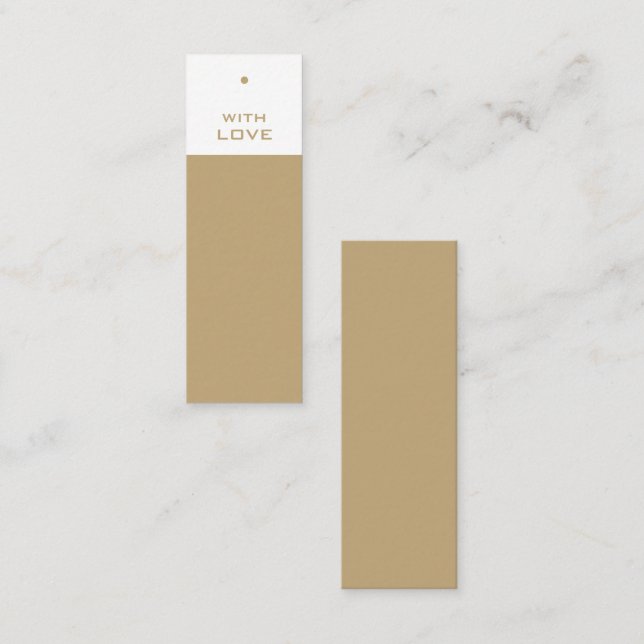 Snyggt Gift-Märkre Mini Visitkort (Fram/baksida)