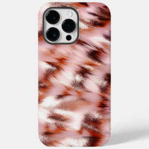 Snyggt Girly Rosa ros Guld Zebra Glitz