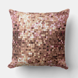 Snyggt Glam Ro Guld  Rosa Confetti Kudde