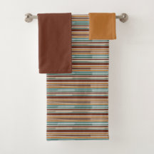 Snyggt Glitchy Rand Mönster Terra Cotta Orange