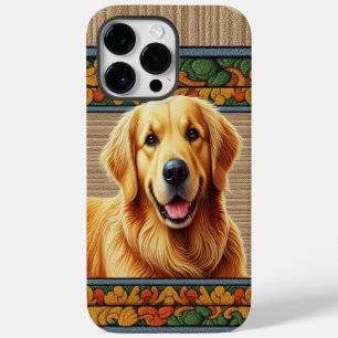 Snyggt Golden Retriever Hund Colorful Ram