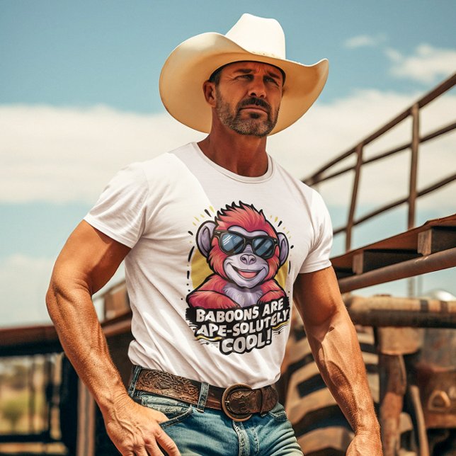 Snyggt Gorilla: Baboon är en absolut Coola T Shirt (Skapare uppladdad)