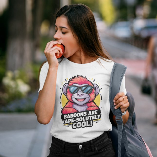 Snyggt Gorilla: Baboon är en absolut Coola T Shirt (Skapare uppladdad)