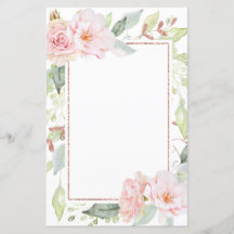 Snyggt, Gracful Rosa Personal Stationery