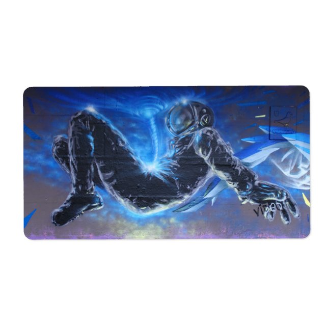 Snyggt Graffiti Astronaut Fraktsedel (Framsidan)