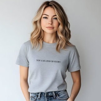 Snyggt Grått kan du. Slut på historiskt slott T Shirt