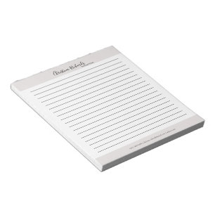 Snyggt Grått-minimalistisk lutning Anteckningsblock