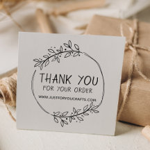 Snyggt Greenery-Tack för din beställning