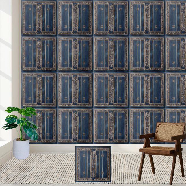 Snyggt - Grekiska Nyckel-plattan Kakelplatta (Stylish Greek Key Tile)