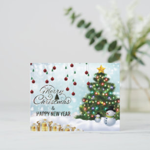 Snyggt Grönt, Silver God jul Vykort