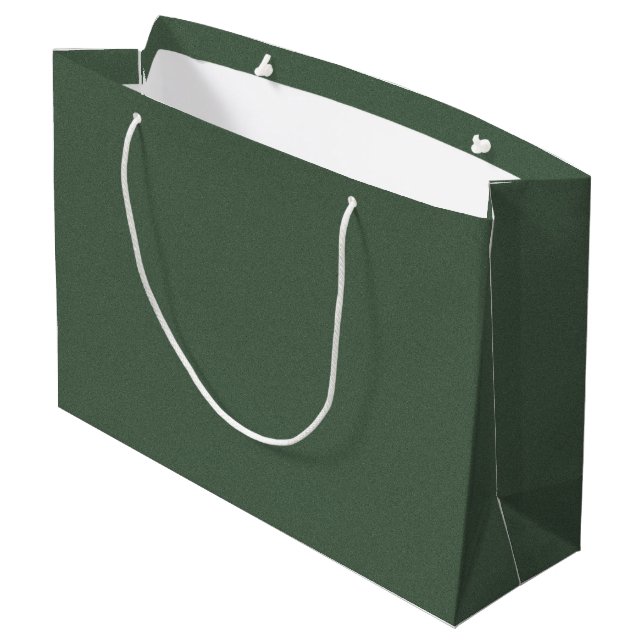 Snyggt Grönt Struktur Large Gift Bag för Presenter (Baksidan Vinklad)