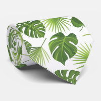 Snyggt Grönt Tropical Löv Mönster
