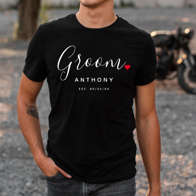 Snyggt Groom Bröllop T Shirt (Skapare uppladdad)