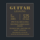 Snyggt Guitar Lessons Reklam Flygblad<br><div class="desc">Guitar Lessons annonserar flygblad av Affärskortet Store.</div>