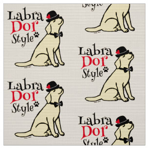 Snyggt gula Labrador Tyg
