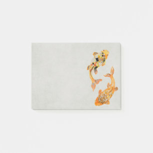 Snyggt Guld Koi Fish Post-it Block