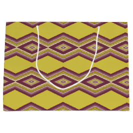 Snyggt Guld Mönster med Burgundy