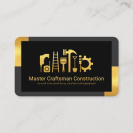 Snyggt Guld Tab Ram hemrenovering Visitkort