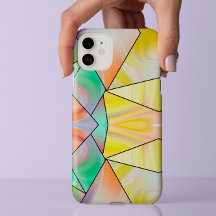 Snyggt gult rosa Marble Aesthetic