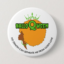 Snyggt HALLOQWEEN Afro Queen Halloween Knapp