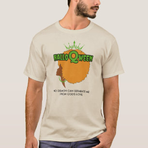 Snyggt HALLOQWEEN Afro Queen Halloween T Shirt