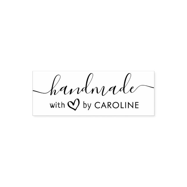 snyggt handgjord självfärgande stämpel (Design)