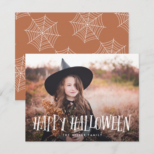 Snyggt Happy halloween Fullt Photo (Fram/baksida)