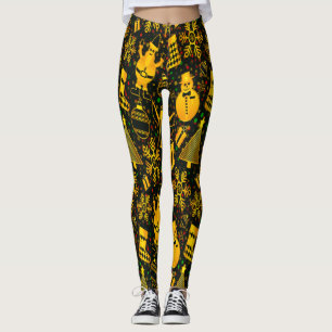 Snyggt heltryck Skriv ut jul i Tapet Leggings