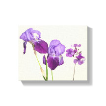 Snyggt hett lila iris blommor digital bra art