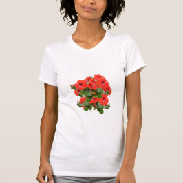 Snyggt Hibiscus Blooms Blommigt Greenery Garden Ro T Shirt