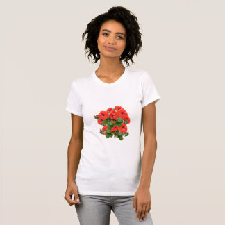Snyggt Hibiscus Blooms Blommigt Greenery Garden Ro T Shirt